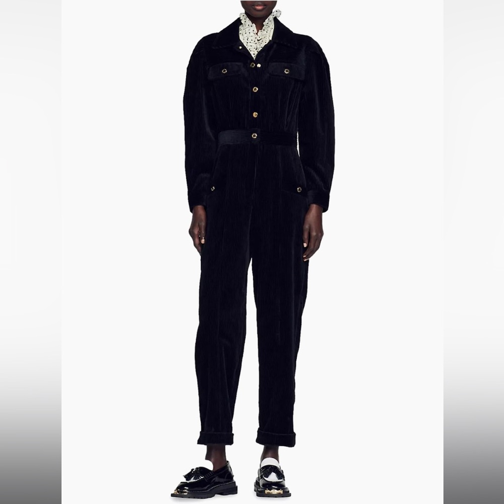 Sandro Corduroy Jumpsuit NWT